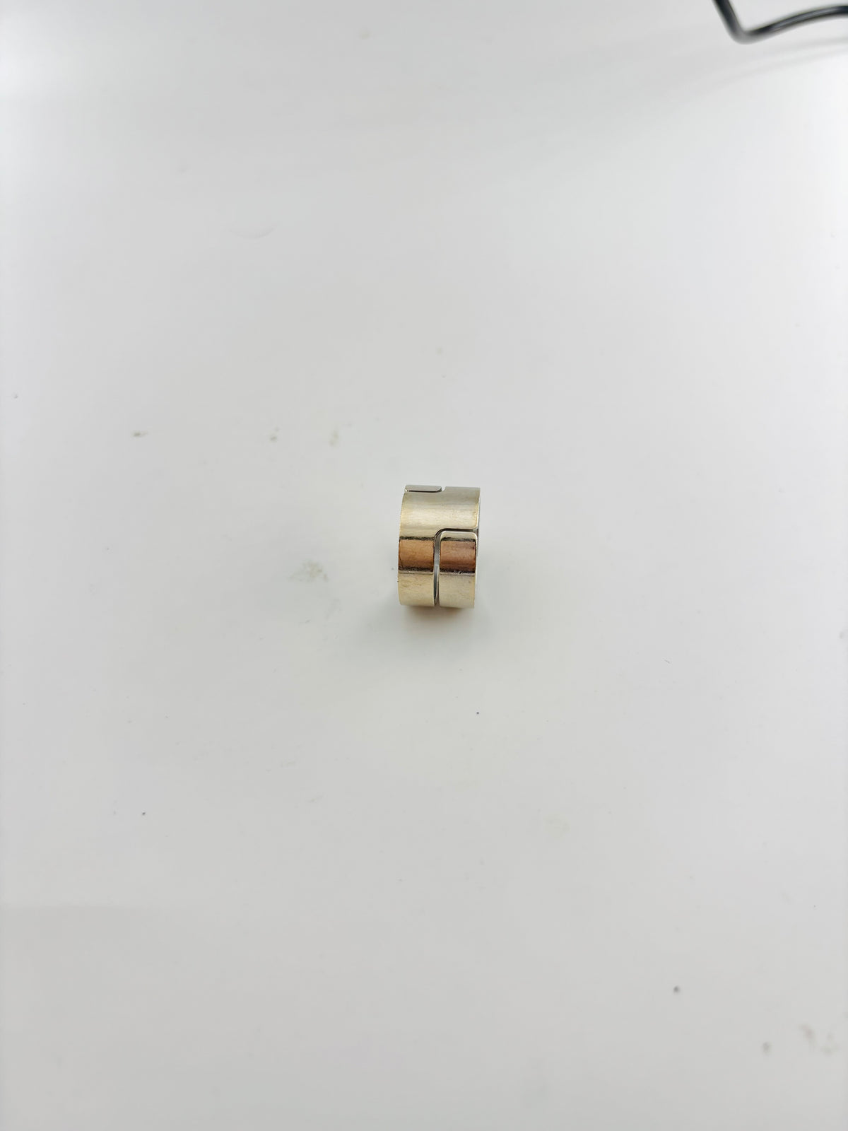 Bague Bandeau DINH VAN "Seventies" GM en or blanc