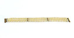 Bracelet en or et perles