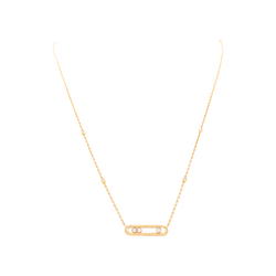 Collier Pendentif MESSIKA "Baby Move" PM en or rose et diamants