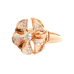 Bague Cocktail BULGARI "Diva's Dream" en or rose et diamants
