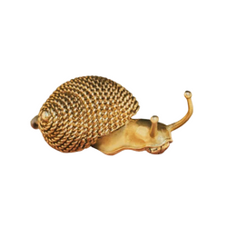 Broche Épingle HERMÉS "Escargot" en or jaune