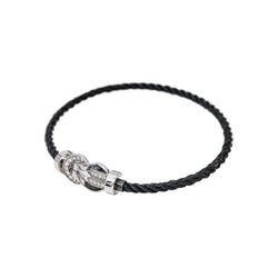 Fred Bracelet Chance Infinie Or blanc Diamant