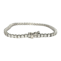 Bracelet Ligne en or blanc et diamants
