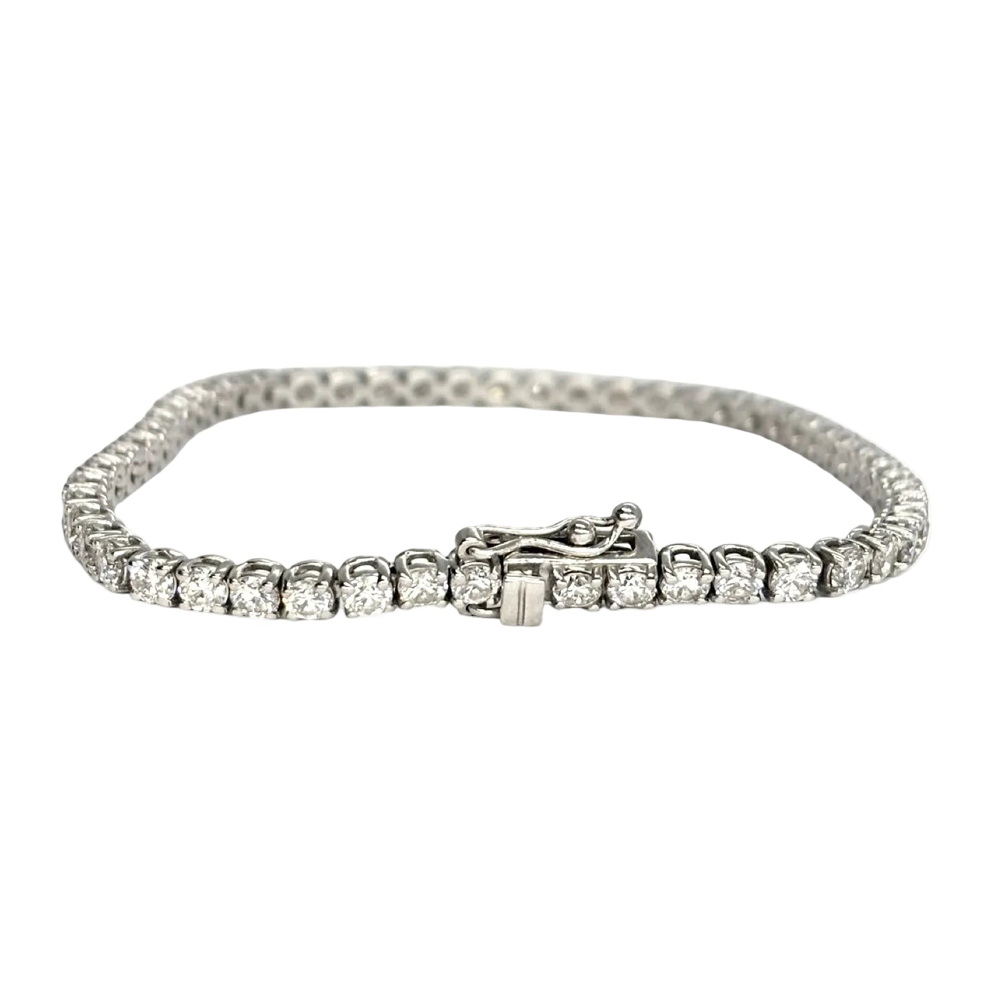 Bracelet Ligne en or blanc et diamants