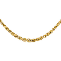 Collier Maille Corde Or jaune