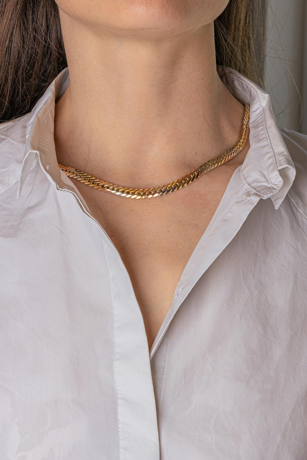 Collier Maille anglaise Or jaune