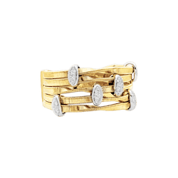 Bague Marco BICEGO, « Marrakech Onde », deux ors, diamants.