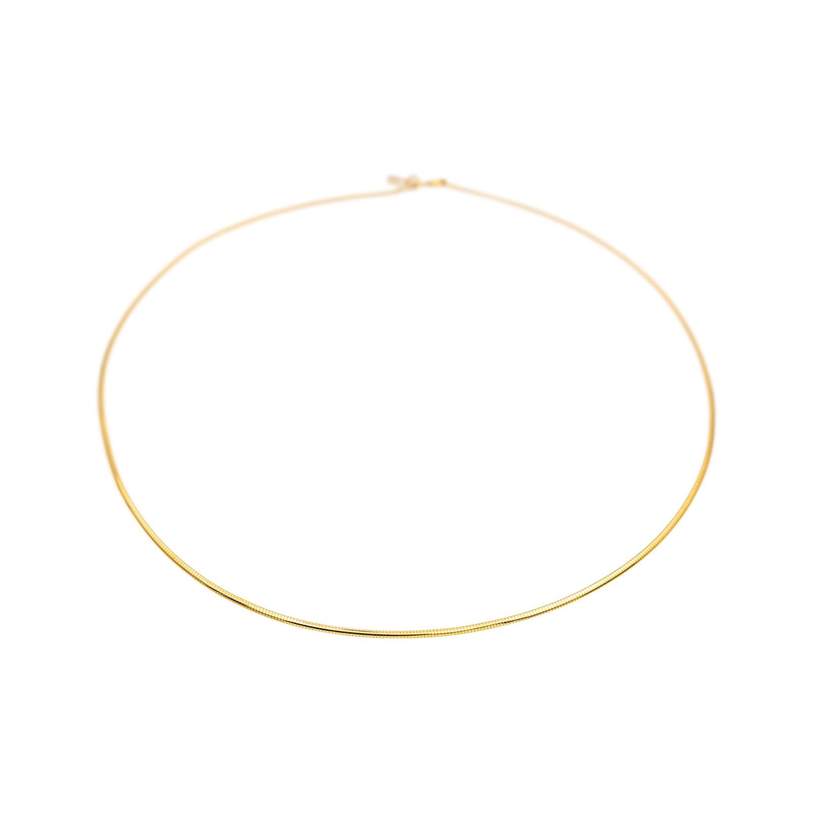 Collier Maille omega Or jaune