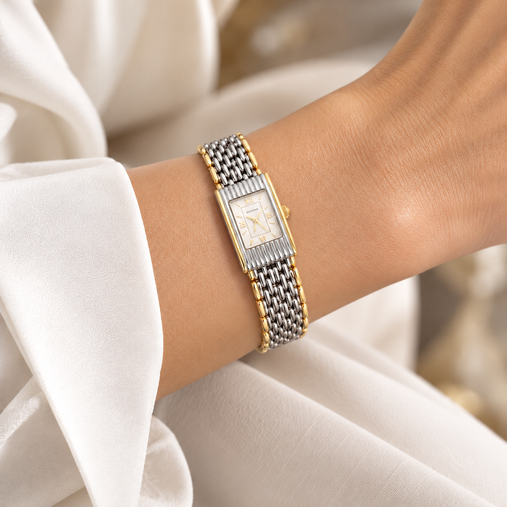 Montre BOUCHERON Reflet de dame en or jaune et acier
