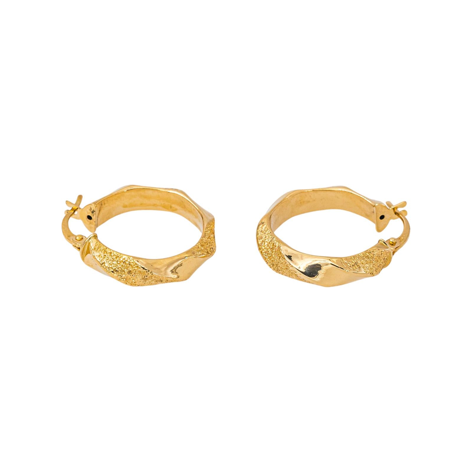 Boucles d'oreilles Créoles Or jaune