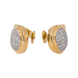 Boucles d'oreilles Or jaune Diamant