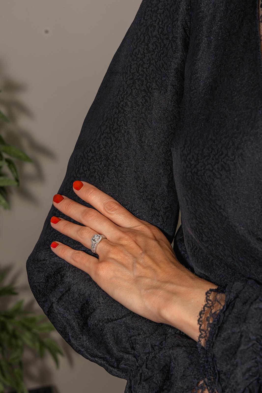 Bague Or blanc Diamant
