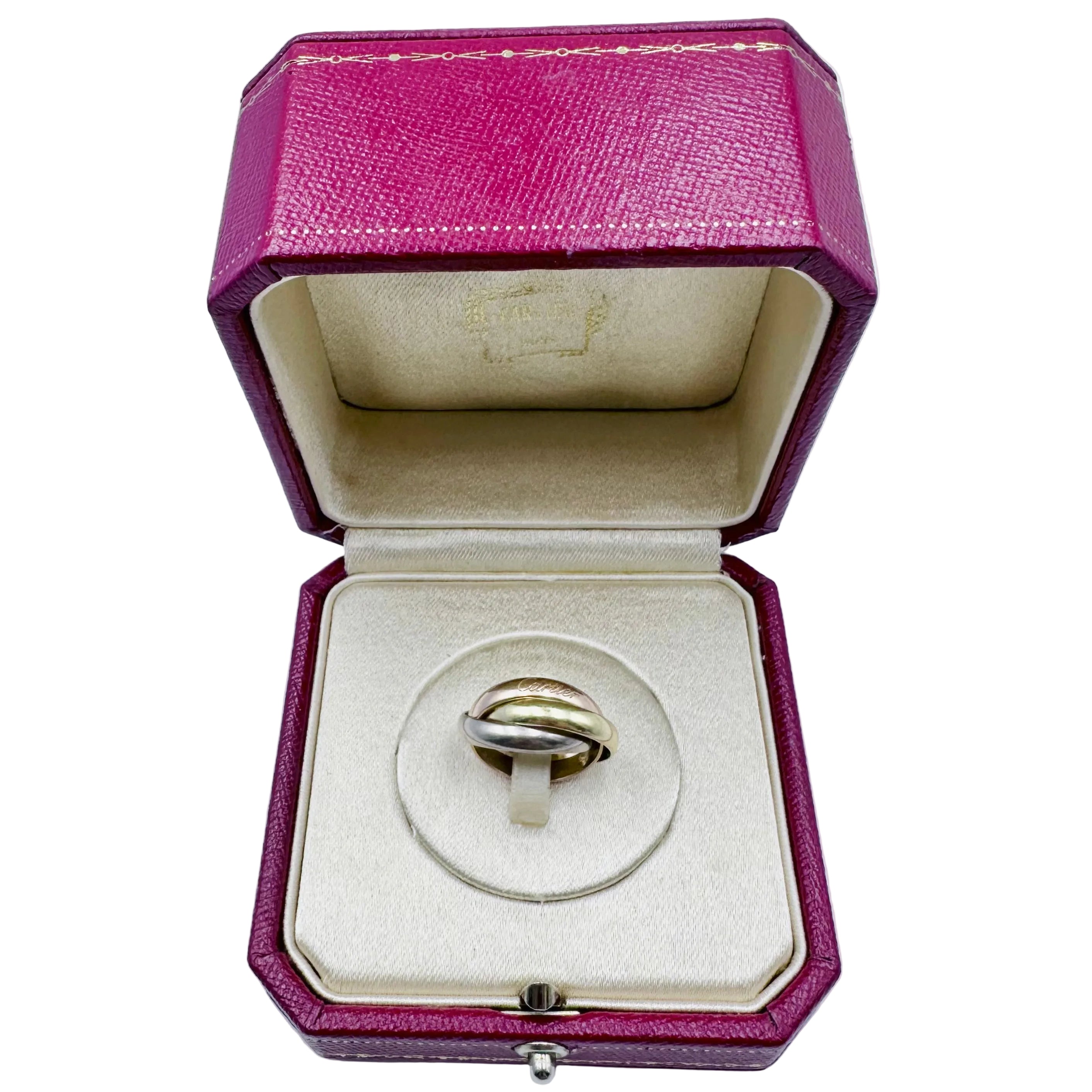 Baguer CARTIER "Trinity" en or jaune, or rose et or blanc