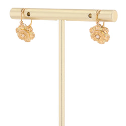 Boucles d'oreilles Dormeuses en or rose et perles
