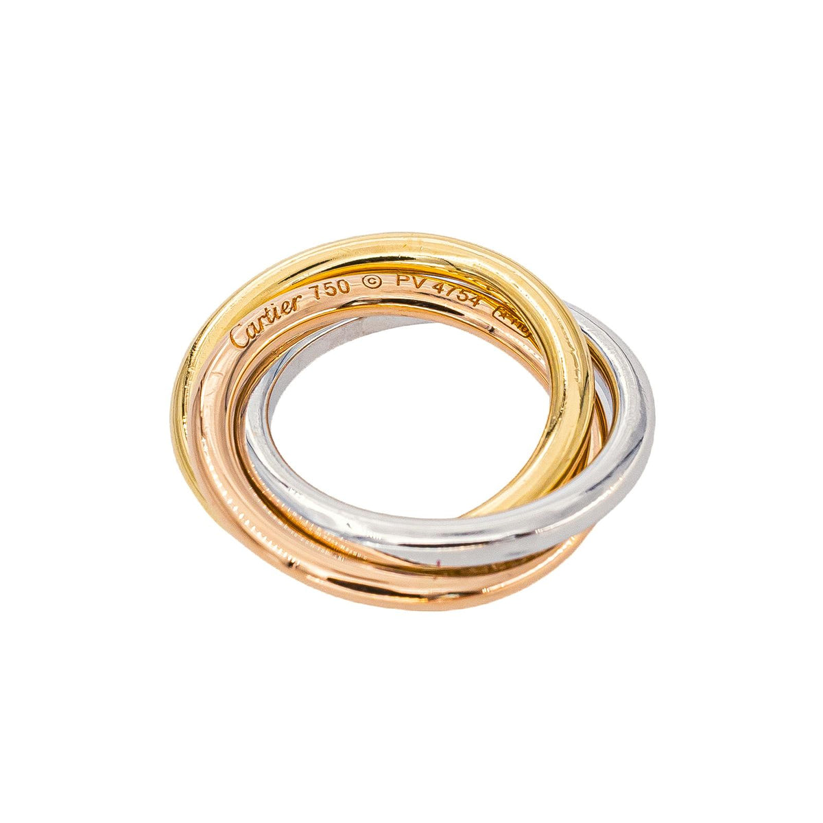 Cartier Bracelet Cordon Trinity Or jaune Diamant