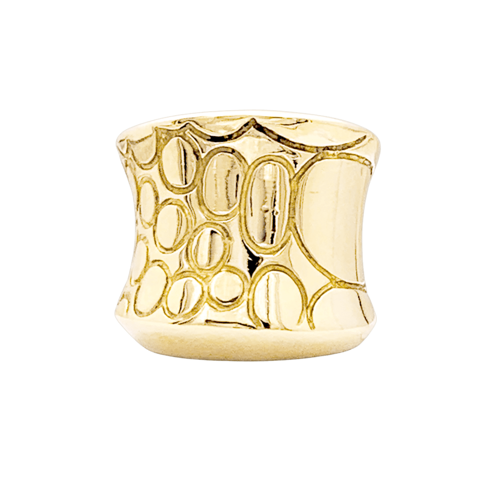 Bague Pomellato "Cocco" en or jaune.