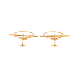 Hermès Boucles d'oreilles Loop Or rose