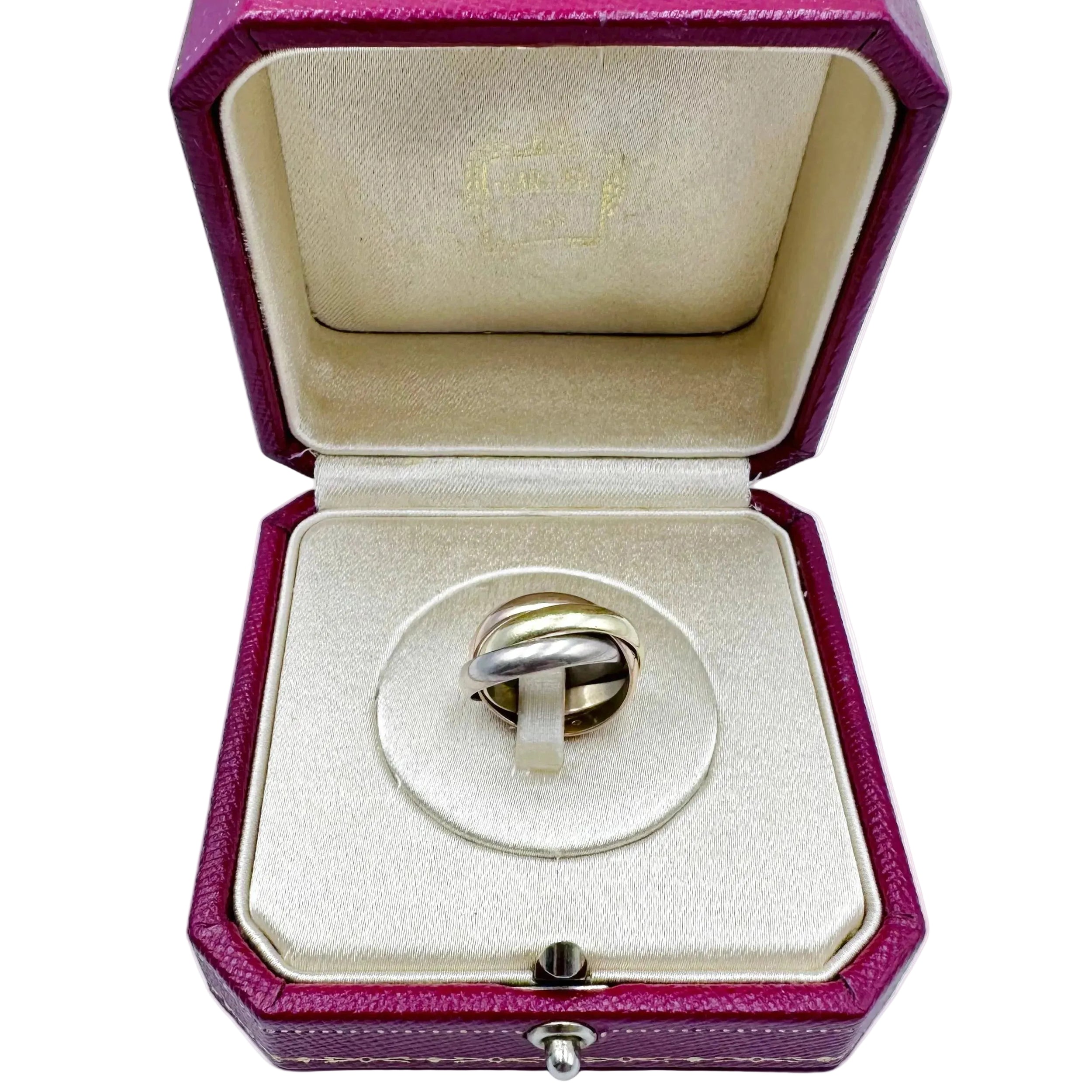 Baguer CARTIER "Trinity" en or jaune, or rose et or blanc
