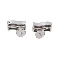 Boucles d'oreilles Puces  Or blanc  Diamant