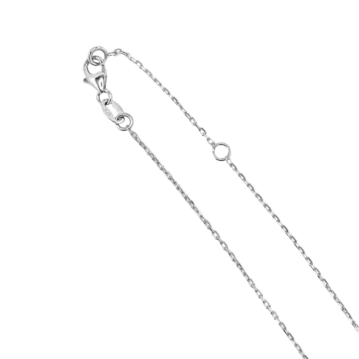 Collier Pendentif en or blanc et diamant