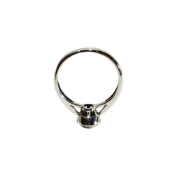 Bague en or blanc et diamants