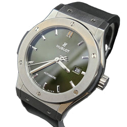 Montre HUBLOT "Classic Fusion" en titane et caoutchouc