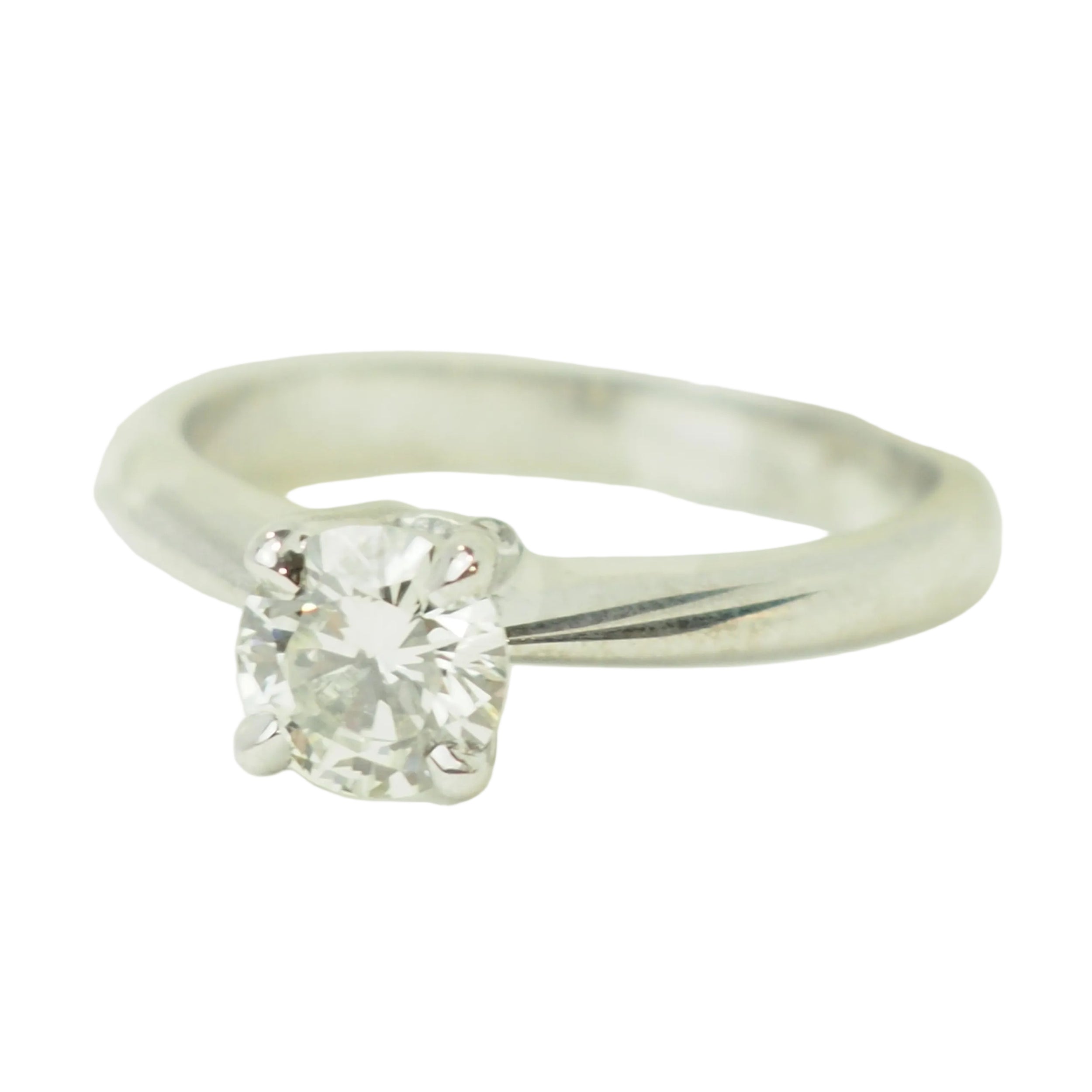 Bague Solitaire en or blanc et diamant