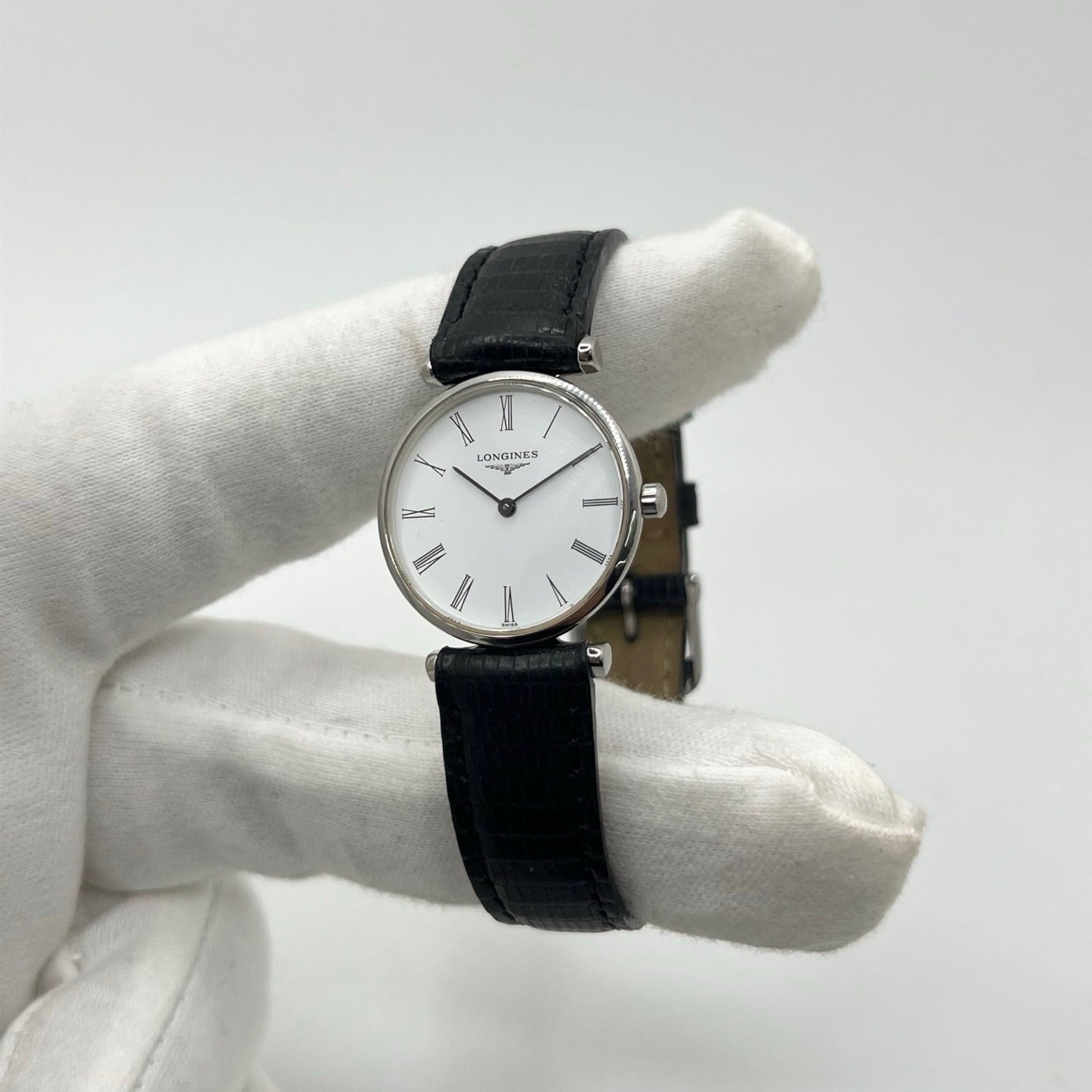 Montre LONGINES La Grande Classique en acier et cuir