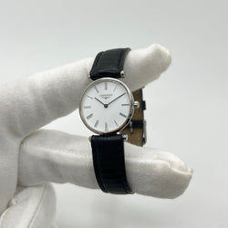 Montre LONGINES "La Grande Classique" en acier et cuir