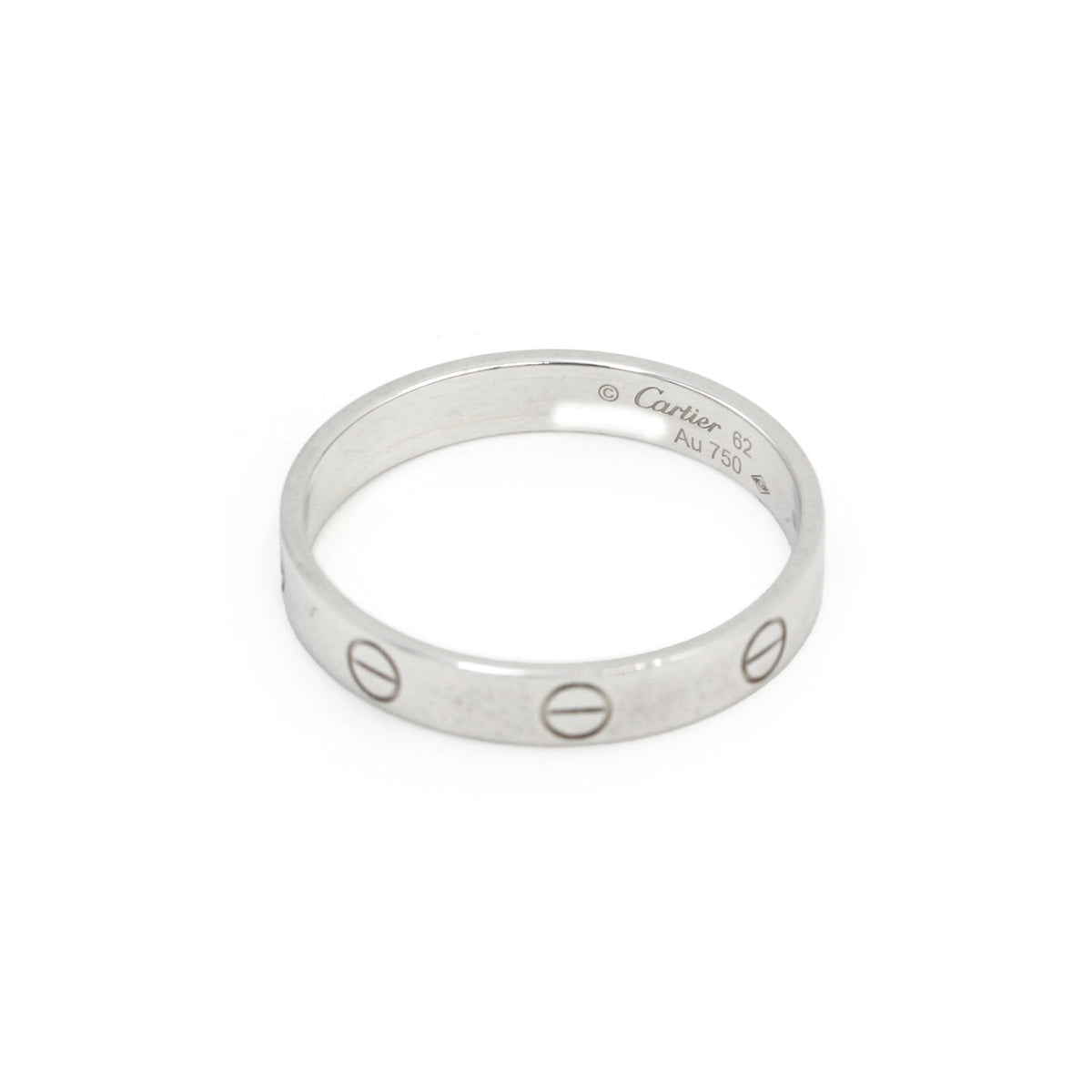 Bague Alliance CARTIER Love PM en or blanc