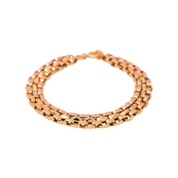 Bracelet Maille Tank Or rose