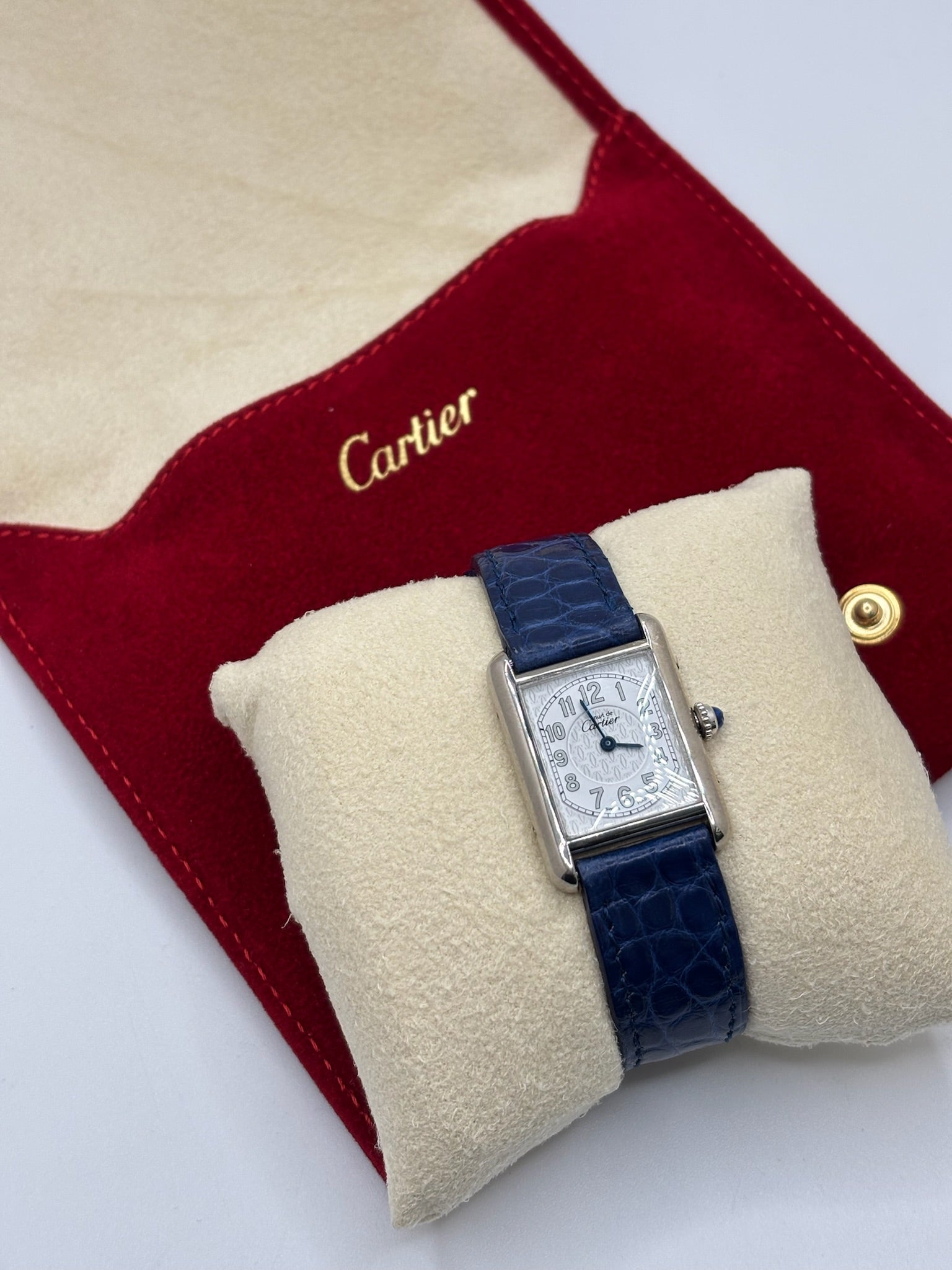 Montre CARTIER Tank Must en argent
