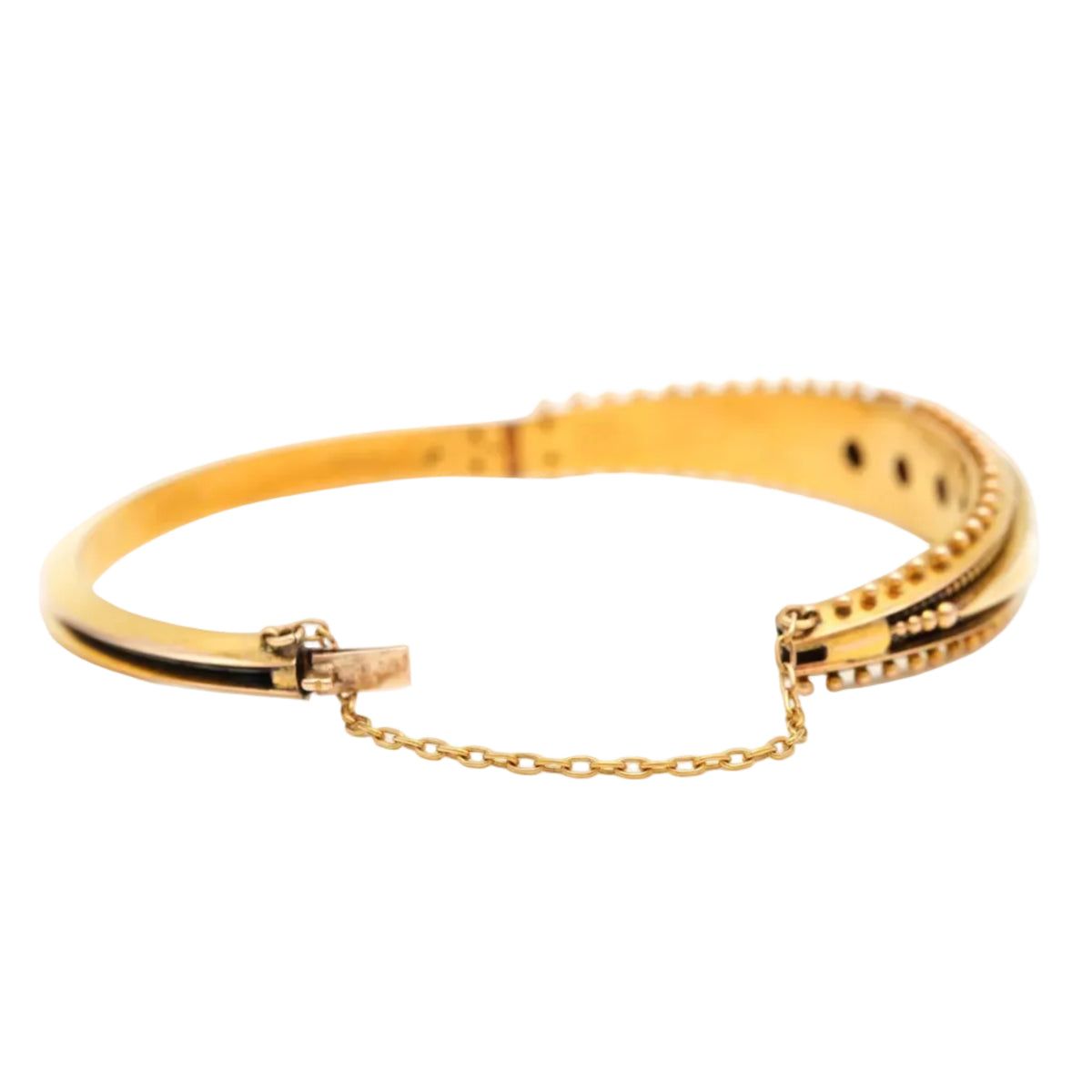 Bracelet Jonc en or jaune et diamants