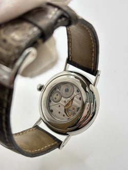 Montre NOMOS en acier et cuir