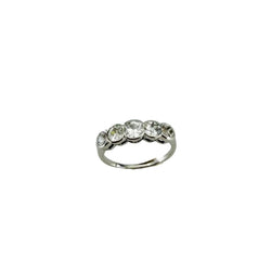 Bague en platine et diamants