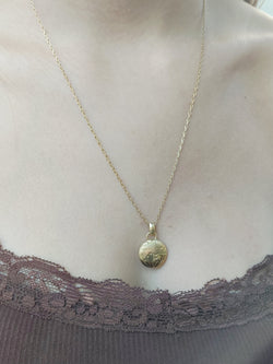 Pendentif Globe Terrestre en or jaune