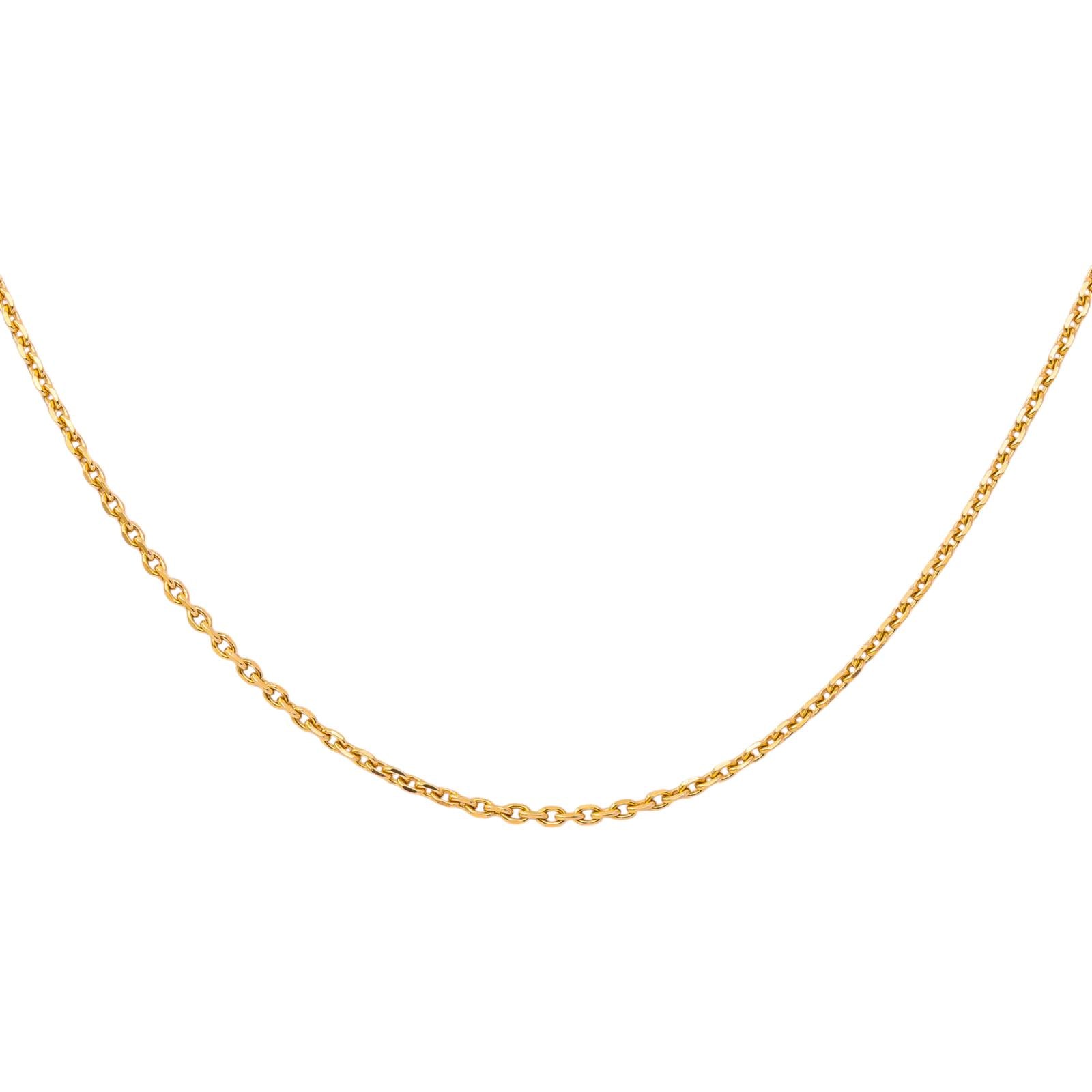 Collier Maille Forçat Or jaune