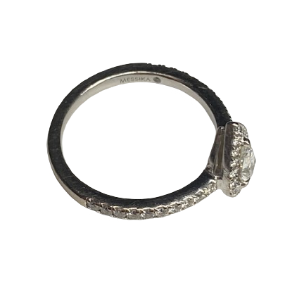 Bague Entourage MESSIKA "Joy" en or blanc et diamants