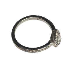 Bague Entourage MESSIKA "Joy" en or blanc et diamants
