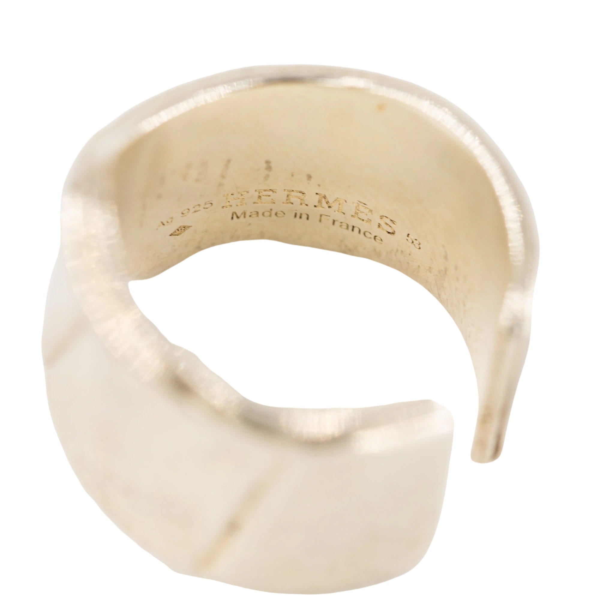 Bague HERMÈS "Niloticus Éclat" en argent
