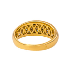 Bague Jonc Or jaune Diamant