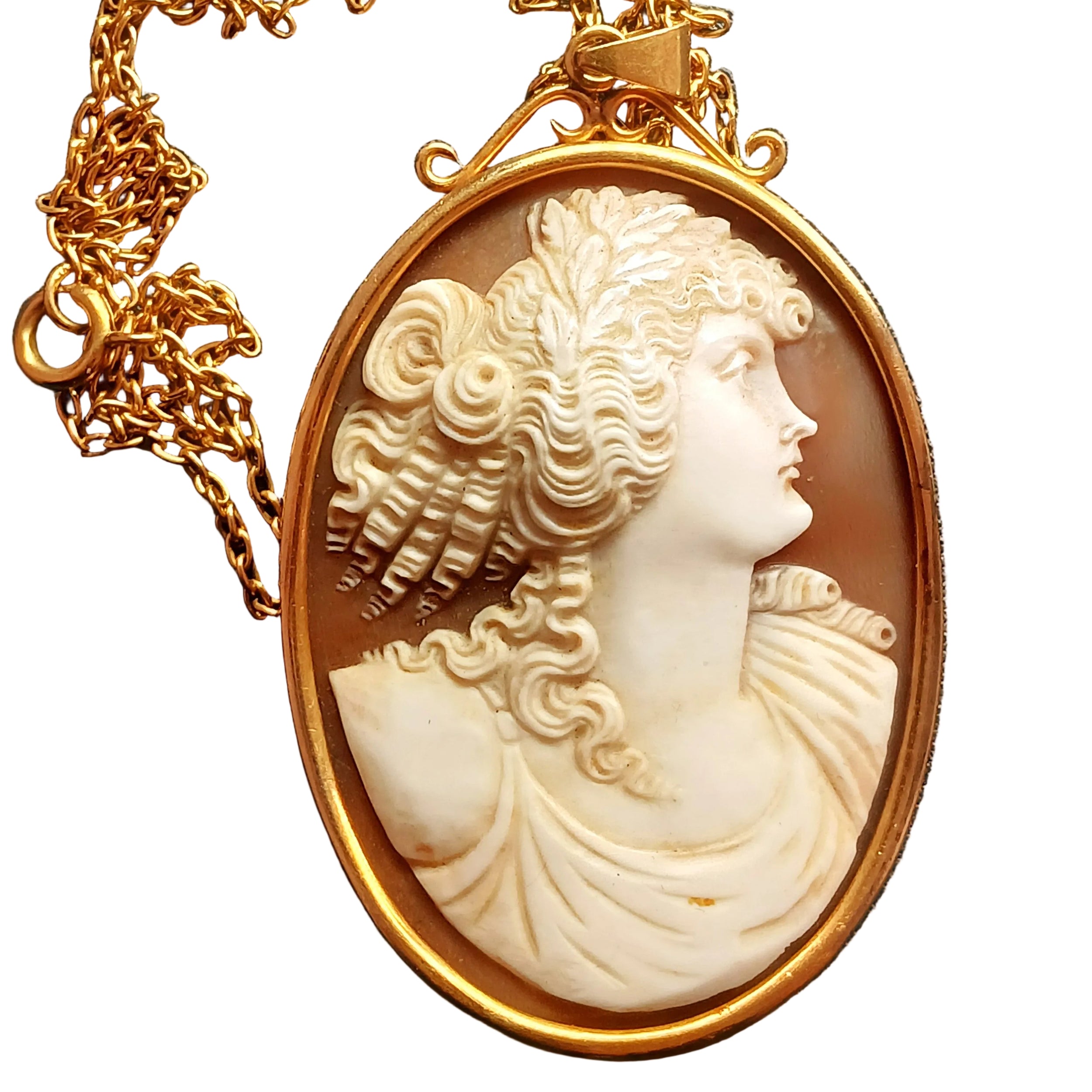 Pendentif Camée en or jaune