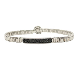 Bracelet Ligne BARAKA en or blanc et diamants