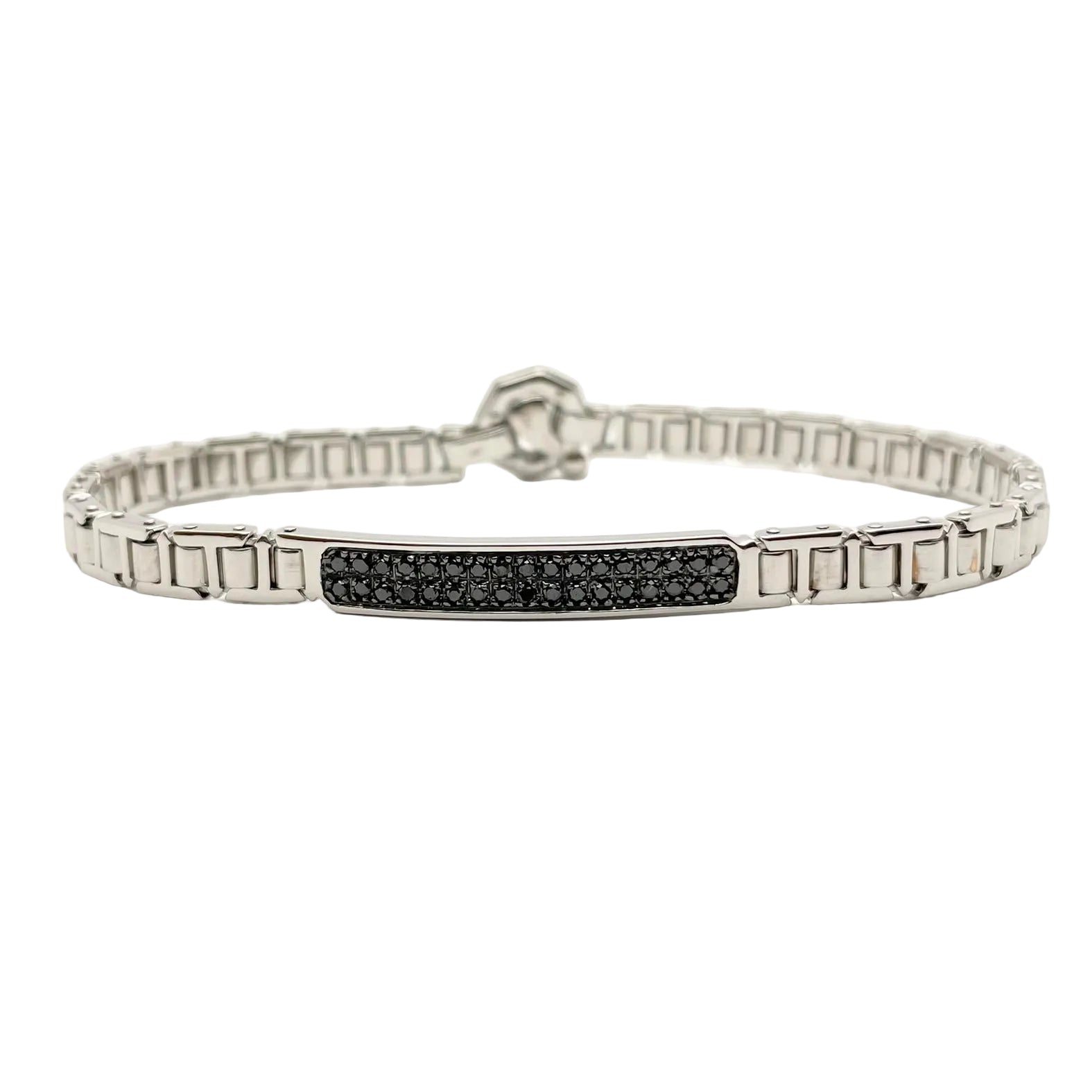 Bracelet Ligne BARAKA en or blanc et diamants