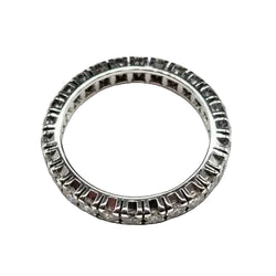 Bague Alliance en or blanc et diamants