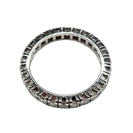 Bague Alliance en or blanc et diamants