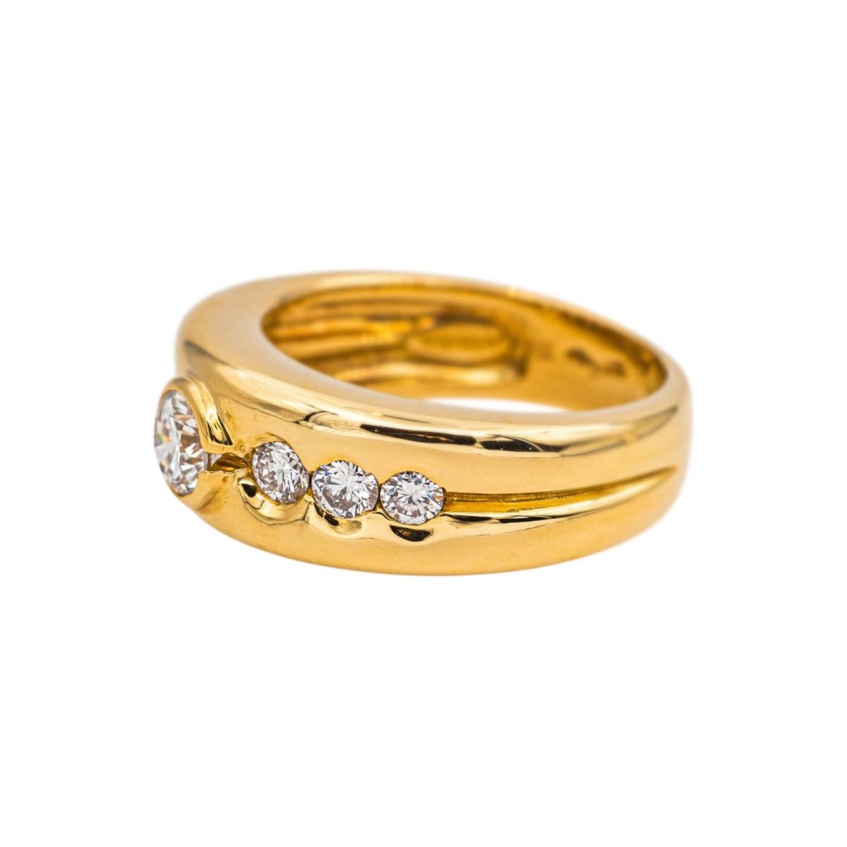 Alain Roure Bague Or jaune Diamant - Castafiore