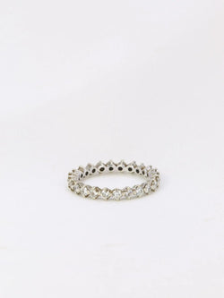 Alliance américaine en or blanc et diamants 1 ct - Castafiore