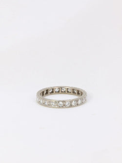 Alliance américaine en platine et diamants 0,55 ct - Castafiore