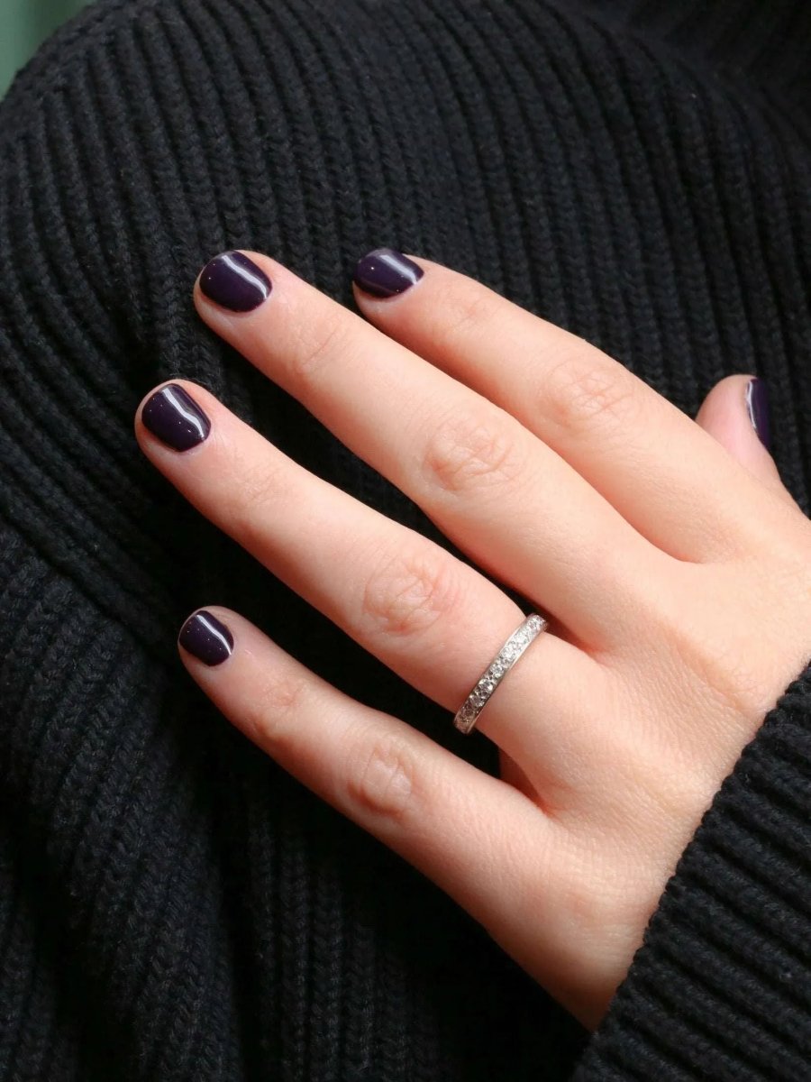 Alliance américaine en platine et diamants 0,55 ct - Castafiore